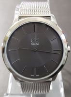 Calvin Klein Ck Minimal Mesh Band Men's Watch K3M21124 - Retail $225 (49% off)