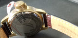 Nautica Gold Steel Case Brown Leather Strap Mens A09599 - Retail $195 (59% off)