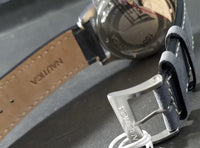 Nautica Silver Dial Leather Band Quartz Men's A14591G - Retail $195 (59% off)