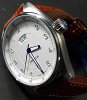 Nautica Silver Dial Leather Strap Men's Watch A18511 - Retail $145 (59% off)