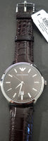 Emporio Armani Men's Dress Brown Leather Watch AR2413 - Retail $195 (54% off)