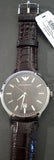 Emporio Armani Men's Dress Brown Leather Watch AR2413 - Retail $195 (54% off)