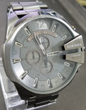 Diesel Mega Chief Grey Dial Gunmetal Men's Watch DZ4282 - Retail $260 (47% off)