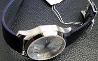 Calvin Klein Biz Black Leather Men's Watch K7741141 - Retail $295 (51% off)