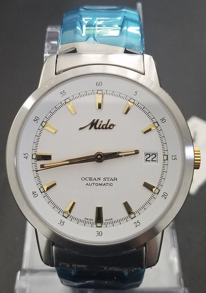 Mido OCEAN STAR White Dial Swiss Automatic M8720.9.16.1 - Retail $650 (50% off)