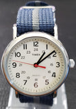 Timex Unisex Weekender Beige Nylon Strap Watch T2N654 - Retail $45 (53% off)