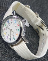 Timex Women's Weekender White Nylon Strap Watch T2N837 - Retail $45 (53% off)