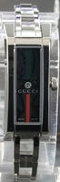 GUCCI 110-G-LINK Black-Red-Green Women's Watch YA110512 - Retail $935 (55% off)