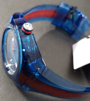 Gucci SYNC XL Blue Dial Unisex Two Tone Watch YA137112 - Retail $610 (45% off)